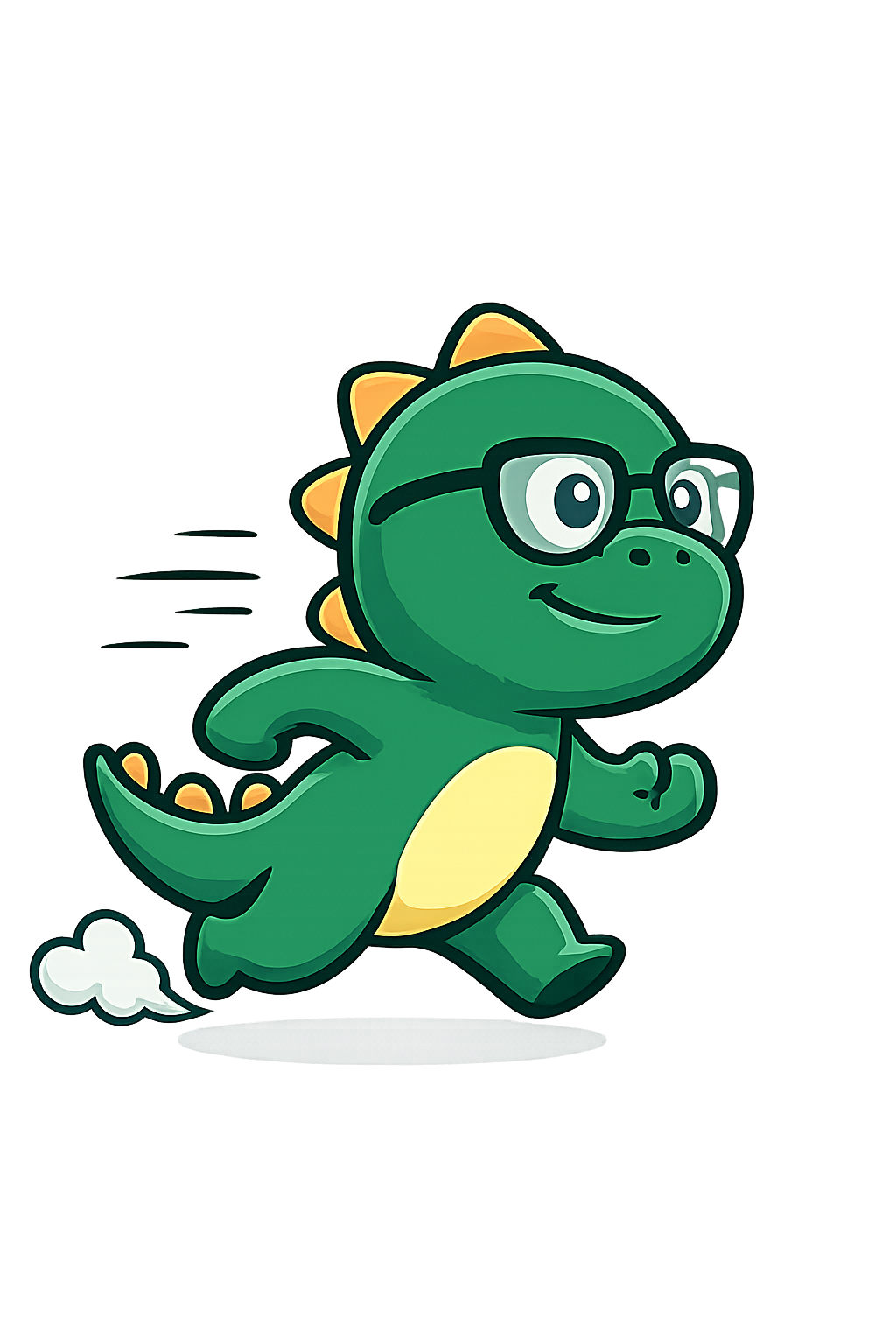 Rory the mascot running